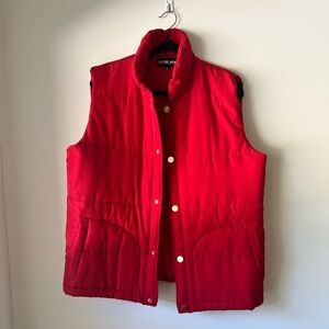 Red Quilted Vest